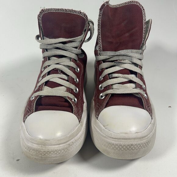 Converse Chuck Taylor All Star Move Platform Women's 8.5 Dark Red White A02430C - Picture 5 of 10